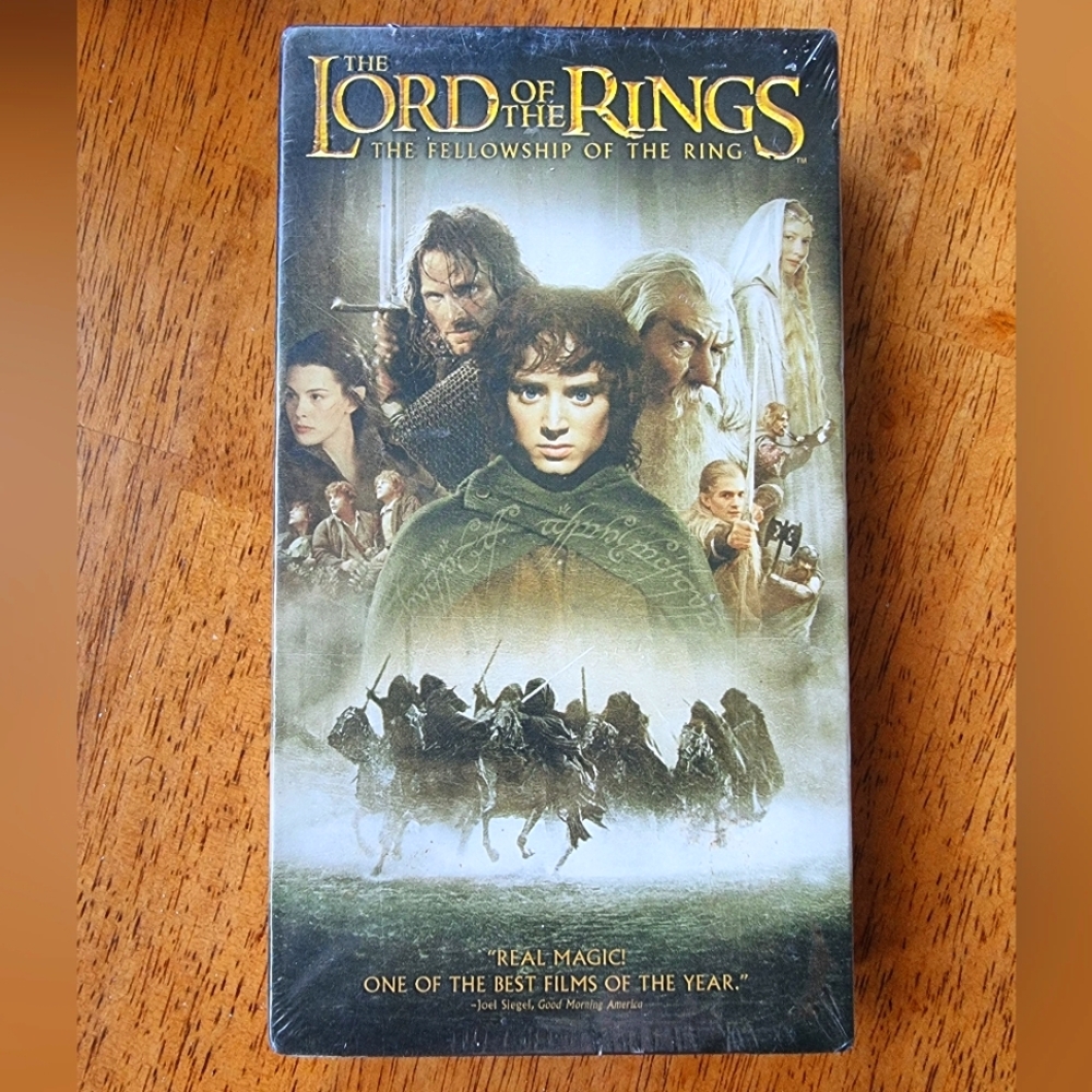 The Lord of the Rings: The Fellowship of the Ring VHS Sealed